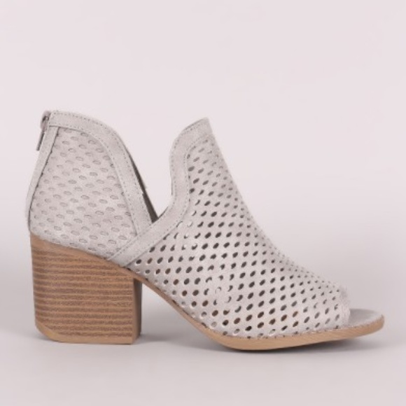 NEW Florence Silver Grey Booties Boots Shoes - Picture 4 of 7